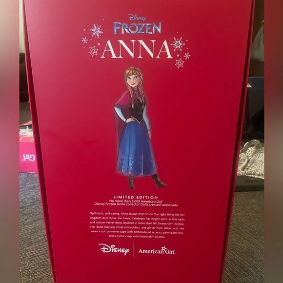 American Girl    Disney Frozen Anna   Collectors Doll    Brand New - Picture 9 of 11